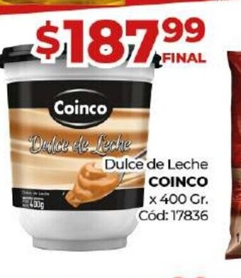 Diarco Coinco dulce de leche oferta