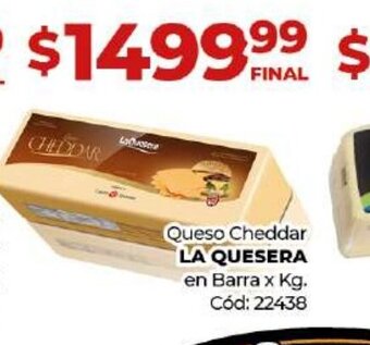 Diarco La Quesera Queso Cheddar oferta