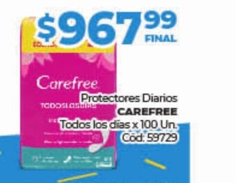 Diarco Carefree protectores diarios oferta