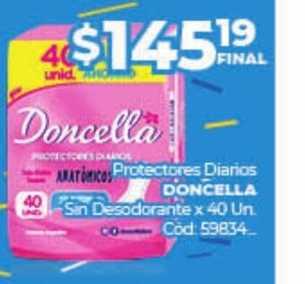 Diarco Doncella Protectores diarios oferta