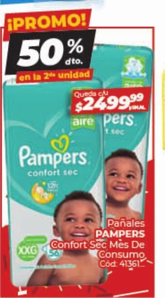 Diarco Pañales Pampers oferta