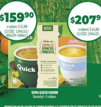 Makro Knorr Sopa Quick oferta
