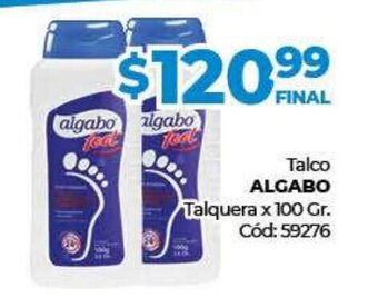 Diarco Talco algabo oferta