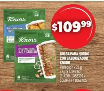 Makro Knorr Bolsa Para Horno Con Saborizador oferta