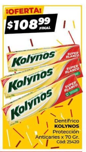 Diarco Dentifrico Kolynos oferta