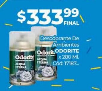 Diarco Desodorante de ambientes Odorite oferta