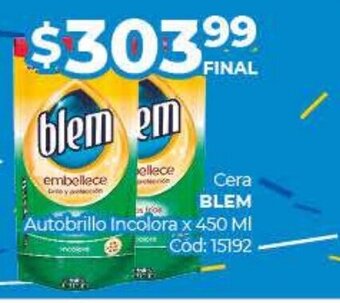 Diarco Cera BLEM oferta