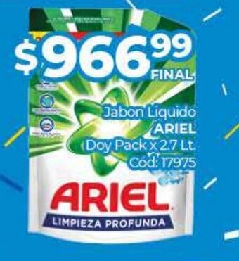Diarco Jabon liquido ariel oferta