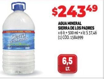 Makro Sierra de Los Padres Agua Mineral oferta