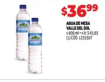 Makro Valle del Sol Ague de Mesa oferta