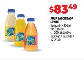Makro Levité Agua saborizada oferta