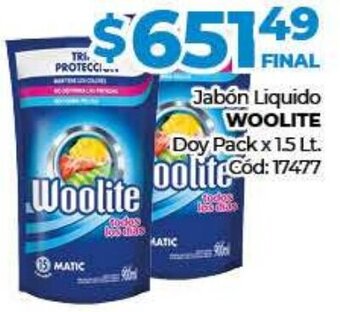 Diarco Jabon Liquido woolite oferta
