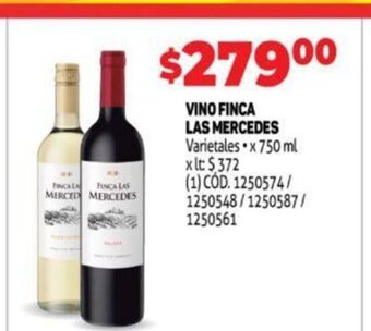 Makro Vino Finca Las Mercedes oferta