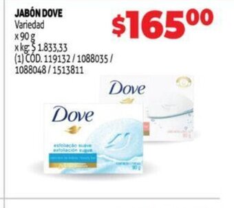 Makro Dove Jabón oferta