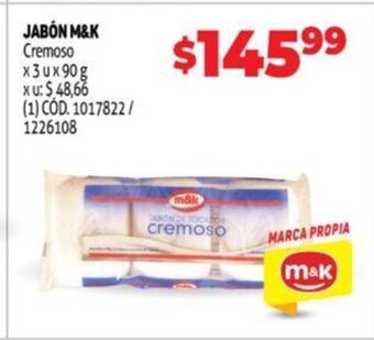 Makro Jabón M&K oferta