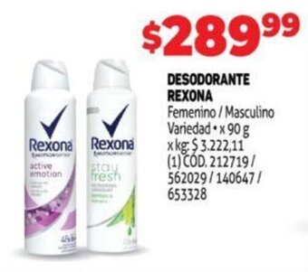 Makro Rexona Desodorante oferta