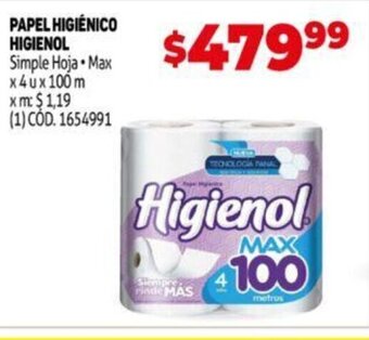 Makro Higienol Papel higiénico oferta