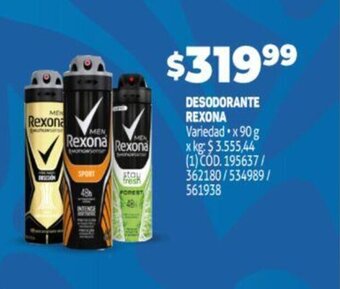Makro Rexona Desodorante oferta