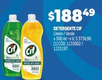 Makro Cif Detergente oferta