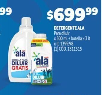 Makro Ala Detergente oferta
