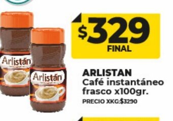 Supermayorista Vital Arlistan Café Instantáneo Frasco x100gr oferta