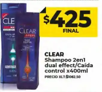 Supermayorista Vital Clear Shampoo 2en1 Dual Effect/Caida oferta