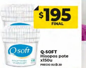 Supermayorista Vital Q-Soft Hisopos Pote oferta