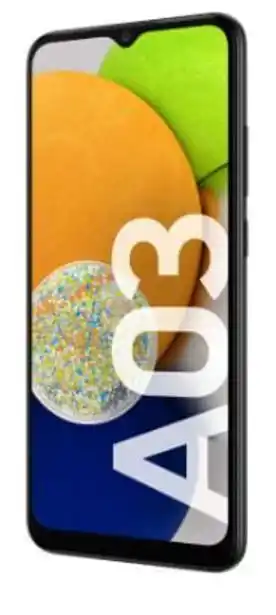 Garbarino Celular libre samsung a03 128 gb. negro oferta