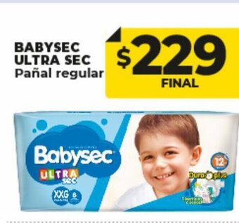 Supermayorista Vital Babysec Ultra Sec Pañal Regular oferta