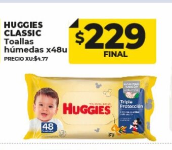 Supermayorista Vital Huggies classic Toallas Húmedas oferta