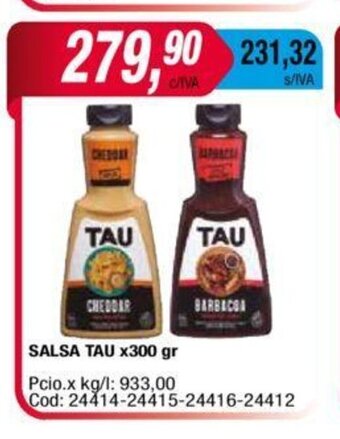 Maxiconsumo Salsa tau x300 gr oferta
