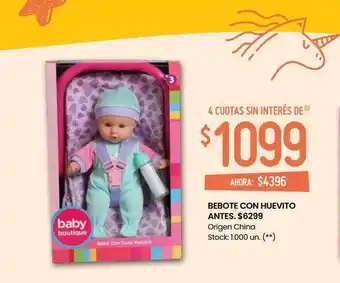 Walmart Bebote con huevito oferta
