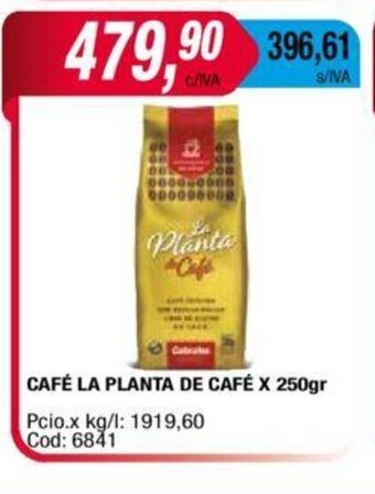 Maxiconsumo Café la planta de café x 250gr oferta