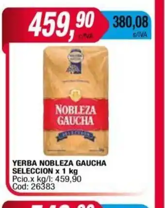 Maxiconsumo Yerba nobleza gaucha seleccion x 1 kg oferta