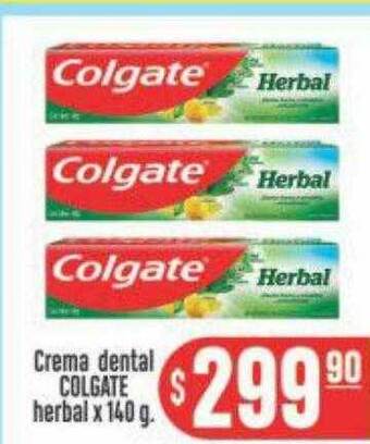 Supermercados Caracol Crema dental colgate herbal oferta