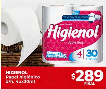 Supermayorista Vital Higienol Papel Higiénico oferta