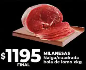 Supermayorista Vital Milanesas Nalga/Cuadrada Bola de lomo oferta