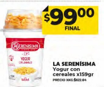 Supermayorista Vital La Serenísima Yogur Con Cereales oferta