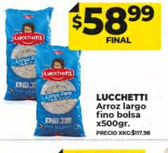 Supermayorista Vital Lucchetti Arroz Largo Fino Bolsa oferta