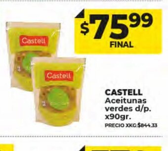 Supermayorista Vital Castell Aceitunas Verdes oferta
