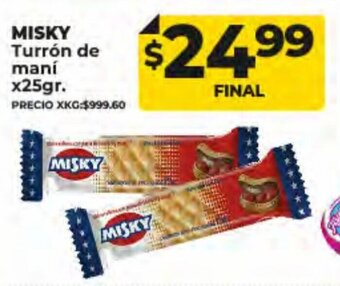 Supermayorista Vital Misky turrón De Maní oferta