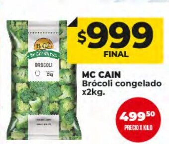 Supermayorista Vital Mc Cain Brócoli Congelado oferta