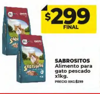 Supermayorista Vital Sabrositos Alimento Para Gato Pescado oferta