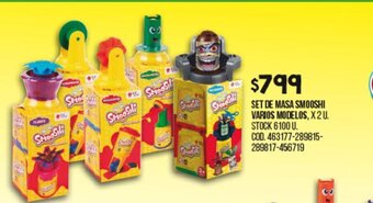 Coto Set de Masa Smooshi varios Modelos oferta