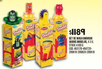 Coto Set de masa Smooshi varios modelos oferta