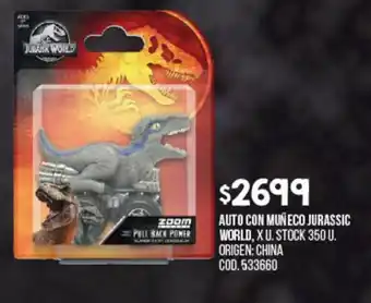 Coto Auto Con Muñeco Jurassic World oferta