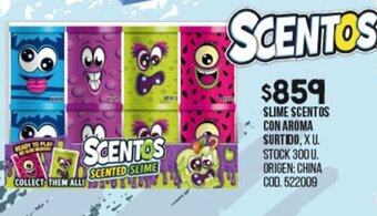 Coto Slime Scentos Con Aroma Surtido oferta