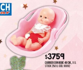 Coto Carrier con Bebé 40cm oferta