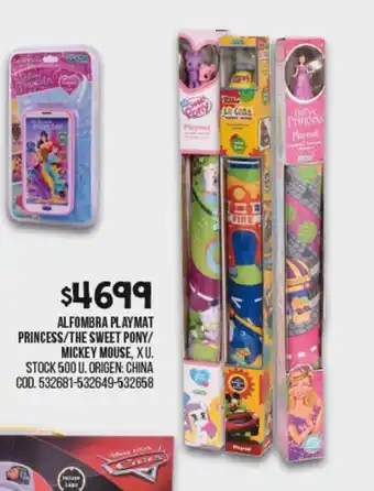 Coto Mickey Mouse Alfombra Playmat Princess The Sweet Pony oferta