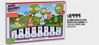 Coto Musical Dolce Bambino Alfombra Didáctica Piano oferta